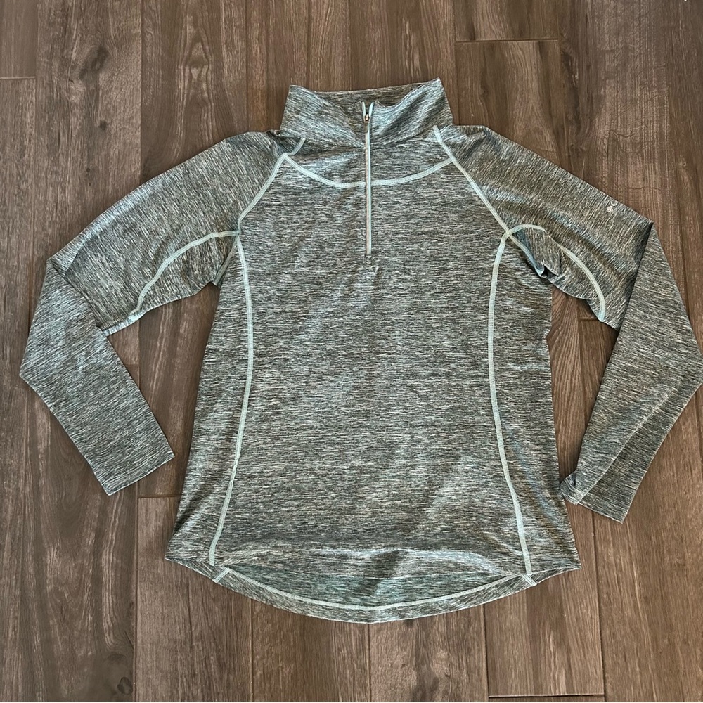Columbia size large long sleeve athletic zip shirt